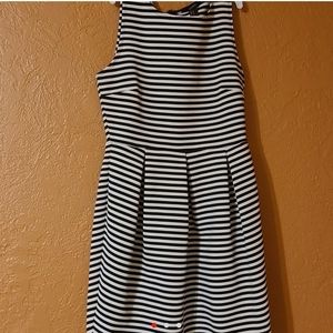 Short cute striped dress
